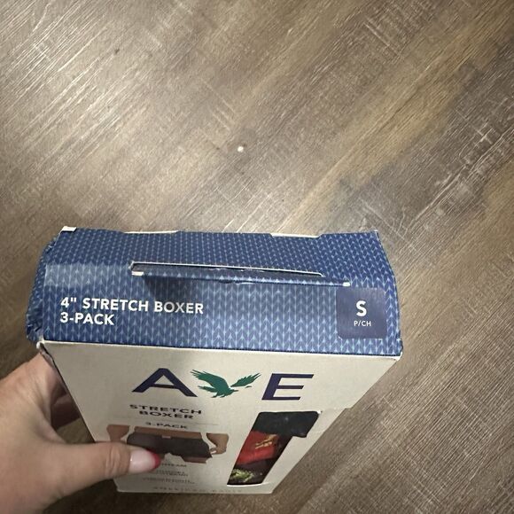 NEW American Eagle Stretch Poplin Boxers Mens S The Grinch 3 Pack 4” Inseam - Picture 5 of 8